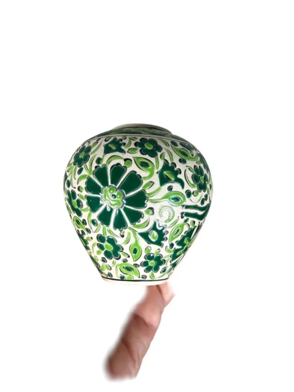 Iznik-Style Ceramic Vase